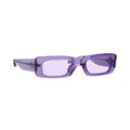 Linda Farrow x Linda Farrow rectangle-frame sunglasses - Purple