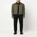 Canali plain lightweight jacket - Green