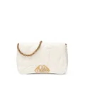 Alexander McQueen The Seal quilted shoulder bag - White