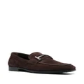 Tod's Double T suede loafers - Brown