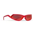 Balenciaga Eyewear Side Xpander Cat sunglasses - Red