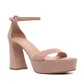 Gianvito Rossi Sheridan 80mm suede sandals - Pink