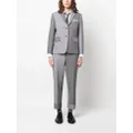 Thom Browne patchwork tailored trousers - White