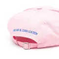 Dsquared2 Technicolor logo-embroidered baseball cap - Pink