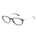 Love Moschino round-frame glasses - Black