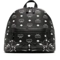MCM medium Stark bandana monogram backpack - Black