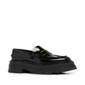 Alexander Wang chunky sole leather loafers - Black
