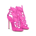 Giuseppe Zanotti Cruel panel-detail heeled sandals - Pink