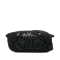 Moncler logo-print camera bag - Black