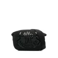 Moncler logo-print camera bag - Black