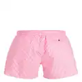 BOSS Velvetfish striped swim shorts - Pink