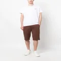 Balmain logo-print track shorts - Brown