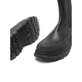 Alexander McQueen Sensory High chunky leather boots - Black