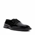 Alexander McQueen lace-up leather Derby shoes - Black