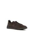 Zegna Slip-on triple stitch sneakers - Brown