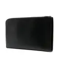 Alexander McQueen logo-print zip wallet - Black
