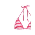 Balmain logo-print bikini set - Pink