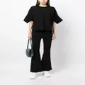 Stella McCartney asymmetric short-sleeved T-shirt - Black
