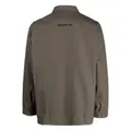 Carhartt WIP logo-patch cotton jacket - Brown