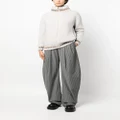 Herno striped wool cardigan - Grey