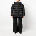 Herno hooded quilted coat - Black