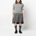Thom Browne turtleneck short-sleeve jumper - Grey