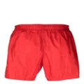 Balmain logo-print swim shorts - Red
