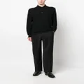 Brioni pleated tailored trousers - Black