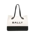 Bally Bar logo-print tote bag - Neutrals