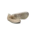 Mini Melissa glittered ballerina shoes - Silver
