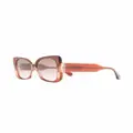 GIGI STUDIOS oversized-frame sunglasses - Brown