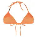 Versace Versace Allover Invisible bikini top - Orange