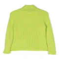 PUCCI Junior logo-print knitted jumper - Green