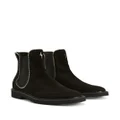 Giuseppe Zanotti zipper-lined suede boots - Black