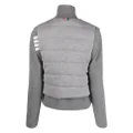 Thom Browne reversible knit-sleeve padded jacket - Grey