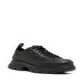 Karl Lagerfeld Lunar low-top leather sneakers - Black
