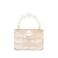 Rosantica Holli faux pearl-embellished mini bag - Gold