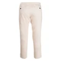 Michael Kors cotton-linen blend pintuck trousers - Neutrals