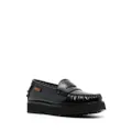 Tod's penny-slot leather loafers - Black