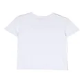 SONIA RYKIEL ENFANT logo-print crew-neck T-shirt - White