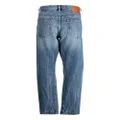 Trussardi logo-patch straight-leg jeans - Blue