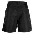 Trussardi logo-patch straigh-leg shorts - Black