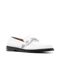 Toga Pulla polished leather loafers - White