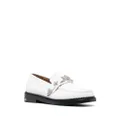 Toga Pulla polished leather loafers - White