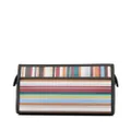 Paul Smith striped leather wash bag - Neutrals