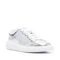 Jimmy Choo Diamond Light Maxi/F leather sneakers - Silver