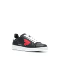 Dsquared2 Boxer leather low-top sneakers - Black