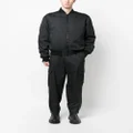 Moschino logo-print cargo trousers - Black