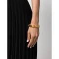 Balenciaga logo-lettering chain bracelet - Gold