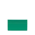 Dolce & Gabbana logo-print leather cardholder - Green